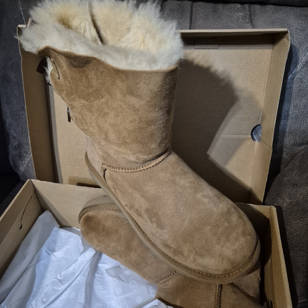 UGG Tan Suede Winter Boots